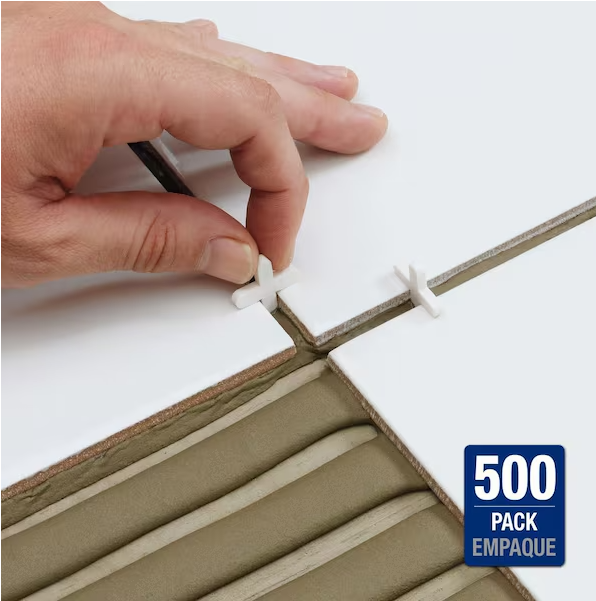 1/8 in. Traditional Flexible Tile Spacers (500 Pack)