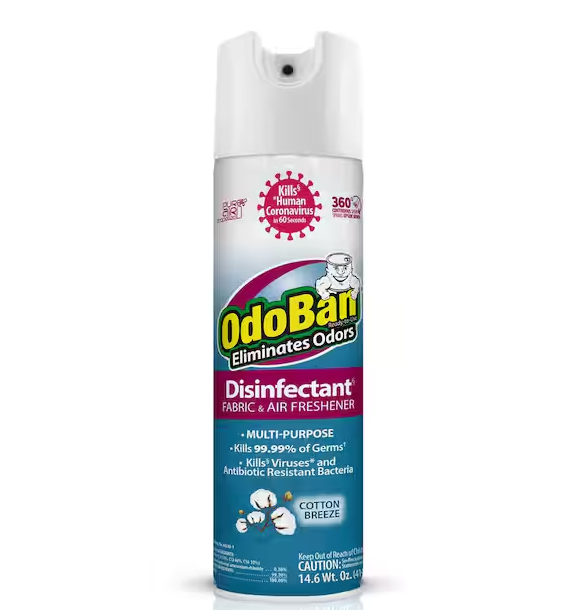 14.6 oz. Cotton Breeze Multi-Purpose Disinfectant Spray, Odor Eliminator, Sanitizer, Fabric and Air Freshener