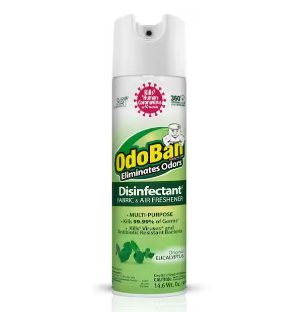14.6 oz. Eucalyptus Multi-Purpose Disinfectant Spray, Odor Eliminator, Sanitizer, Fabric and Air Freshener