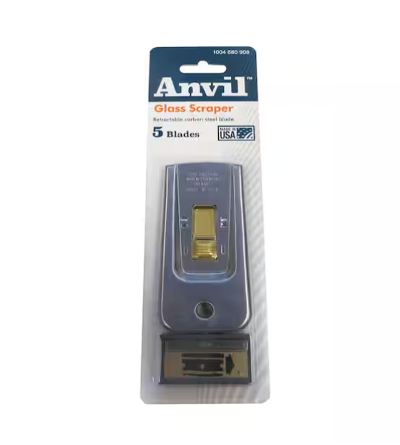 Safety Glass Scraper with 5 Blades