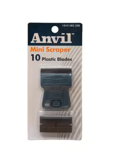 1.5 in. Mini Razor Scraper with 10 Plastic Blades