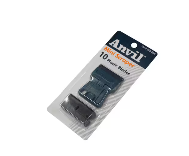 1.5 in. Mini Razor Scraper with 10 Plastic Blades