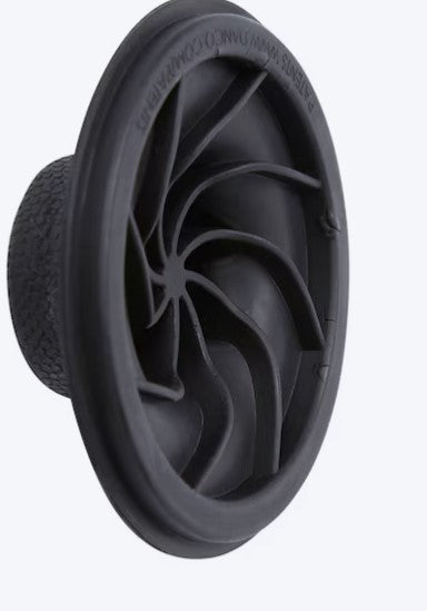 Garbage Disposal Stopper – 4 Inch, Black Plastic Sink Drain Plug