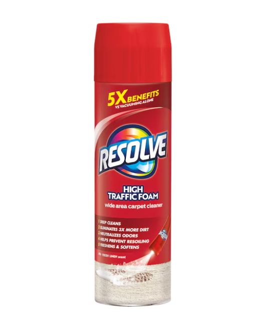 Resolve High Traffic Spot remover Deodorizing Foam 22-oz