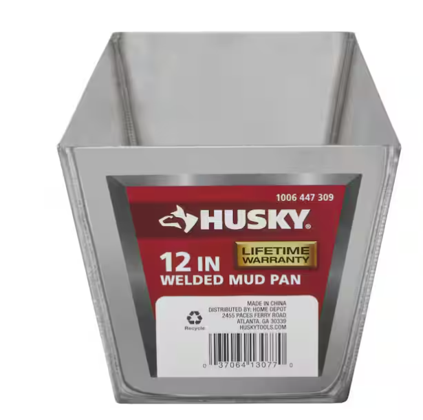 12 in. Stainless Steel Mud Pan