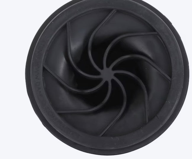 Garbage Disposal Stopper – 4 Inch, Black Plastic Sink Drain Plug