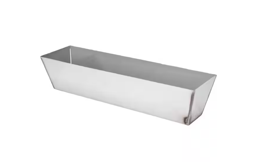 12 in. Contour Stainless Steel Mud Pan