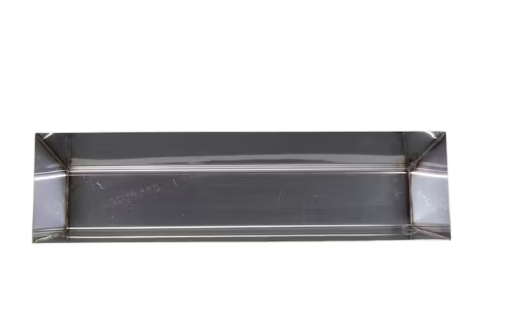12 in. Contour Stainless Steel Mud Pan