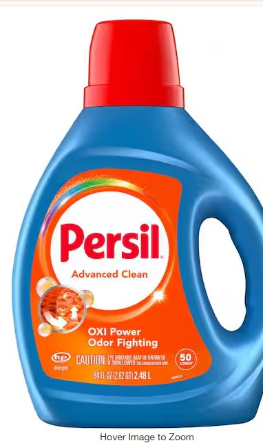 Persil Advanced Clean Liquid Laundry Detergent 84 oz