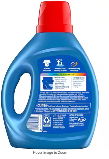 Persil Advanced Clean Liquid Laundry Detergent 84 oz