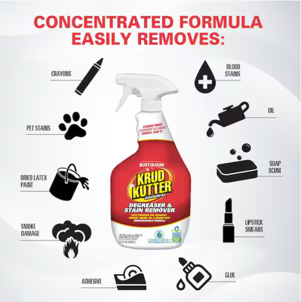1 Quart Liquid Cleaner and Degreaser for Grease on Multisurfaces
