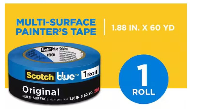 Multi-Surface Painter’s Tape 1.88 Inch x 60 Yards Clean