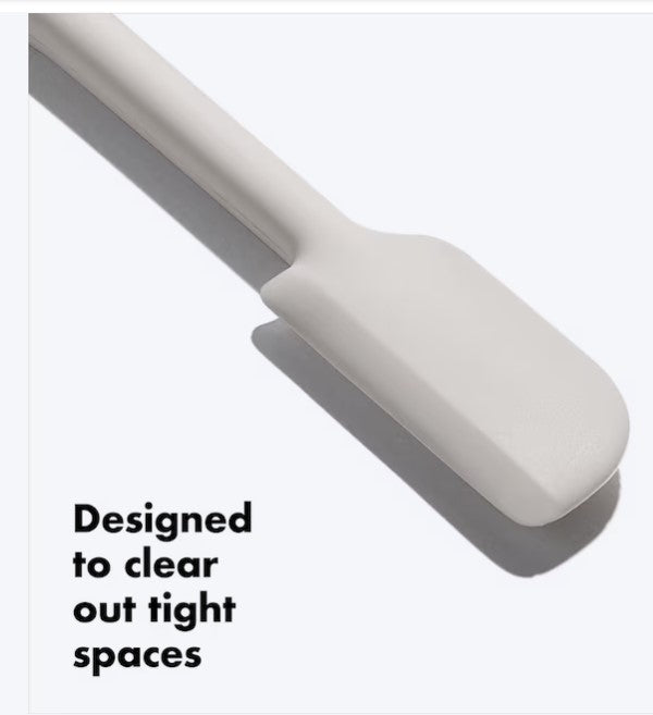 Silicone Jar Spatula – Heat-Resistant, Nonstick Safe, Oat Color