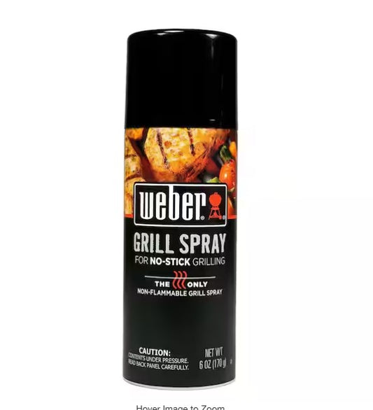 Grill 'N Spray 6 oz. for No-Stick Grilling Cooking Accessory Grilling Set