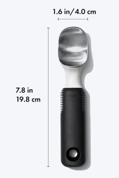 Stainless Steel Ice Cream Scoop – Ergonomic Handle, Heavy-Duty Design