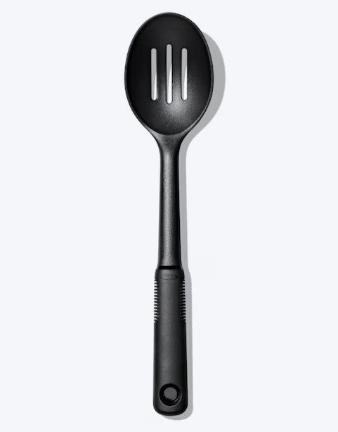 Silicone Slotted Spoon – Heat-Resistant, Nonstick Safe Cooking Spoon