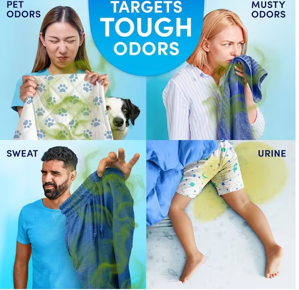 Laundry Odor Remover Liquid Fabric Rinse 48 oz (70 Loads)