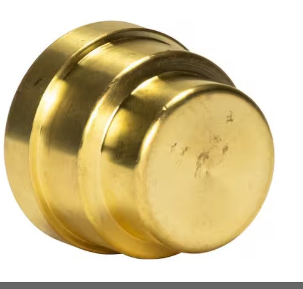 Quick Fitting 3/4 in Push-to-Connect Brass End Cap