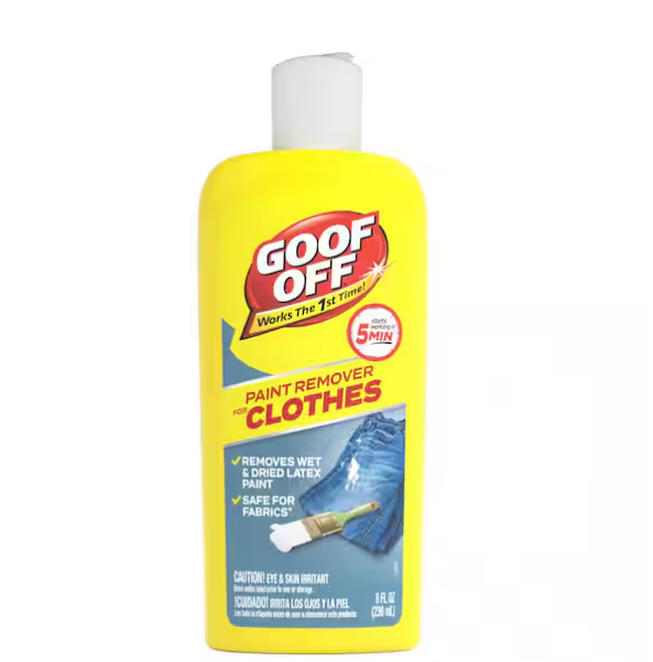 8 oz. Paint Remover for Clothes - Removes Wet or Dried Latex Paint