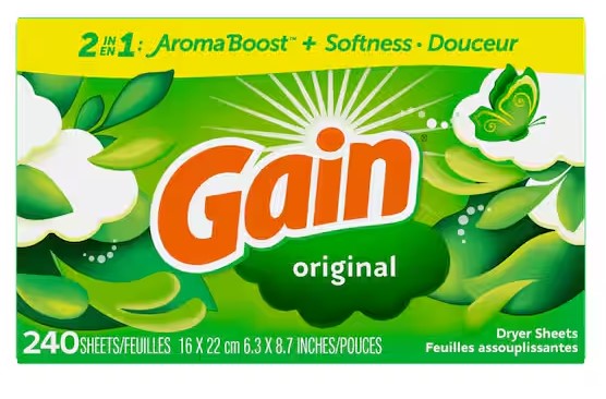 Laundry Dryer Sheets Fabric Softener 240 Count Original Fresh Scent