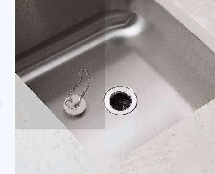 Plastic Sink Strainer with Lock Mount – Rust-Resistant, 2–2.8 Inch Drain Fit