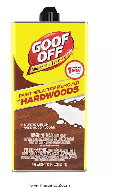 Paint Splatter Remover for Hardwood – 12 oz, Multi-Surface Cleaner