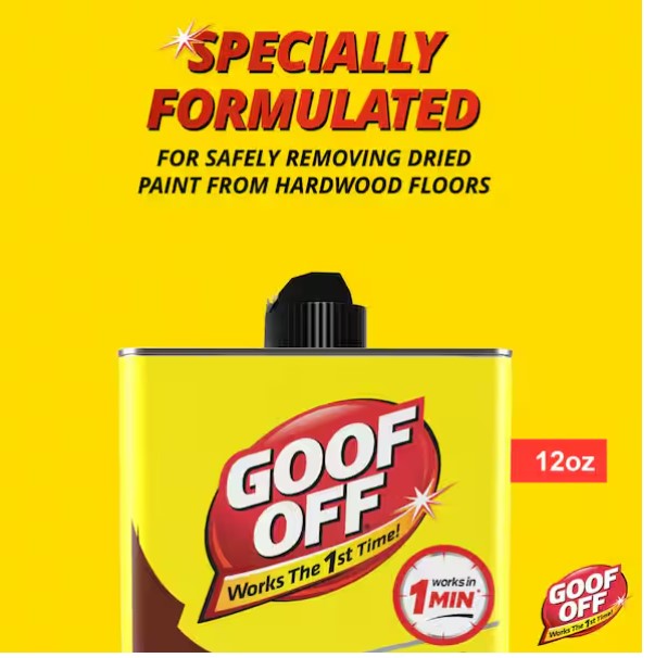 Paint Splatter Remover for Hardwood – 12 oz, Multi-Surface Cleaner