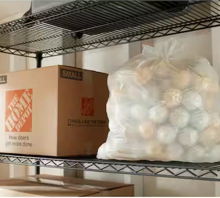8 Gallon White Medium Trash Bag (50-Count)