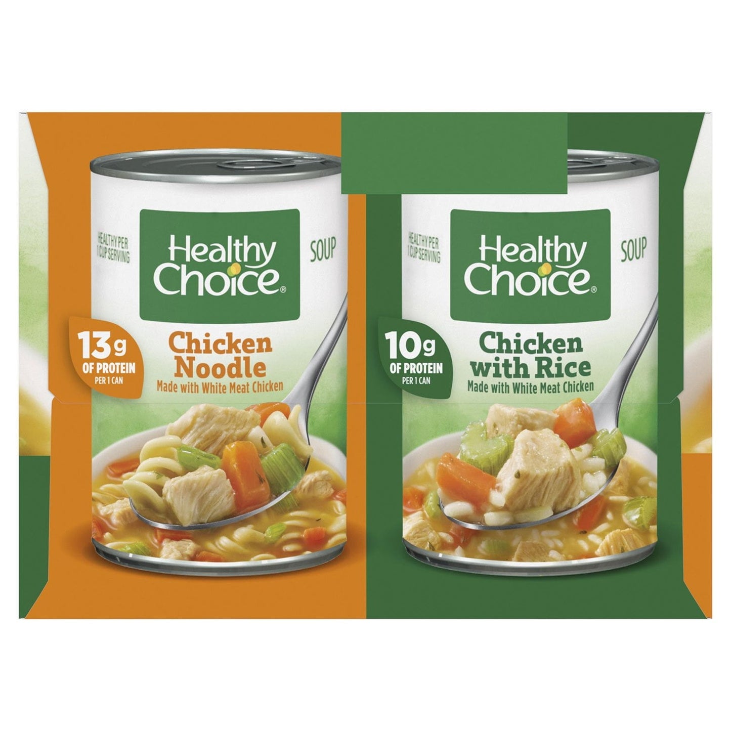 Healthy Choice Soup Variety Pack – 10 Pack (15 oz Cans)