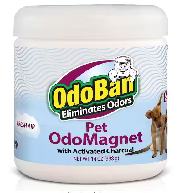 OdoBan 14 oz. OdoMagnet Odor Absorber with Activated Charcoal, Pet Odor Eliminator for Home, Bathroom, Kitchen, Fresh Air Scent
