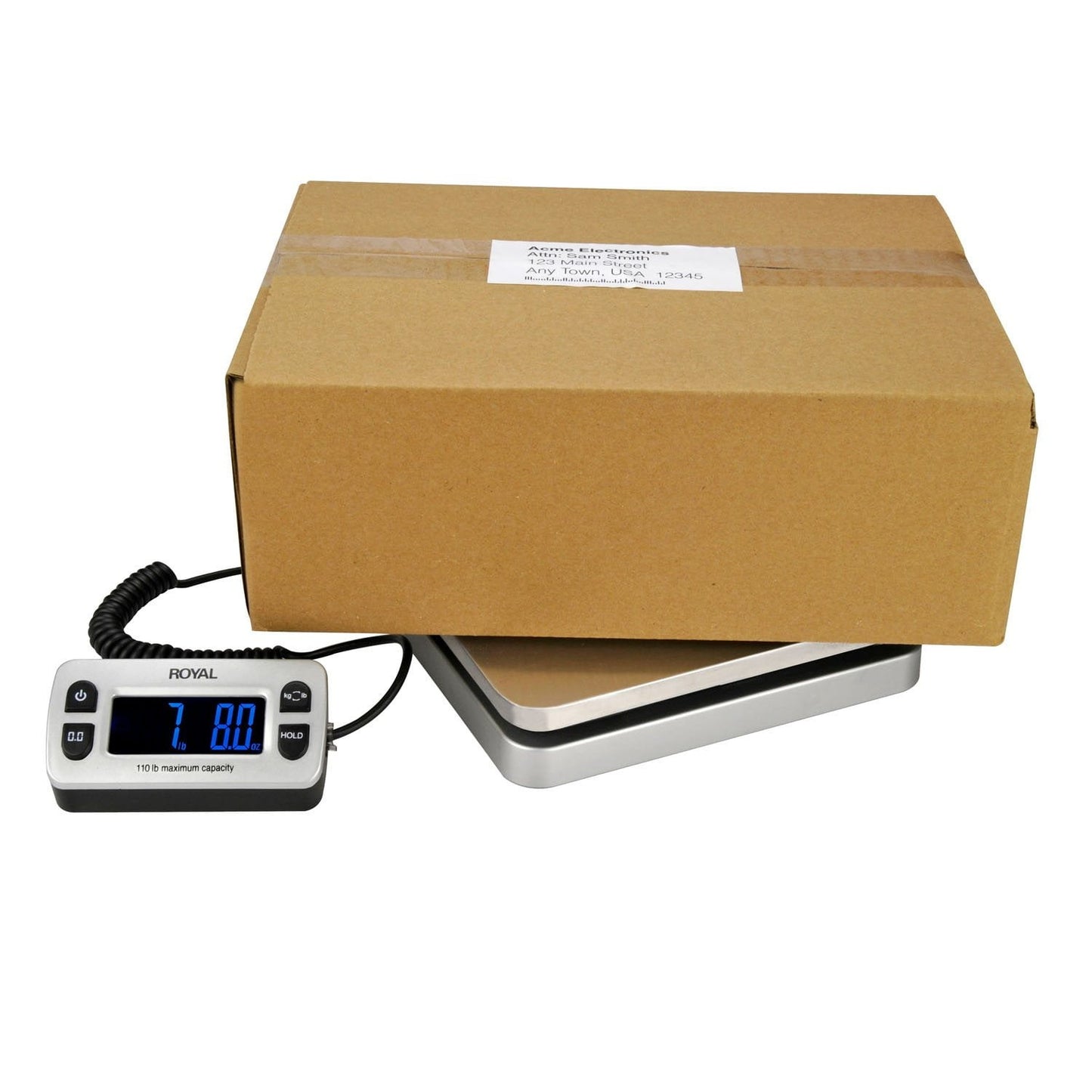 Royal DG110 Digital Shipping & Postal Scale with Wired Remote – 110 lb Capacity