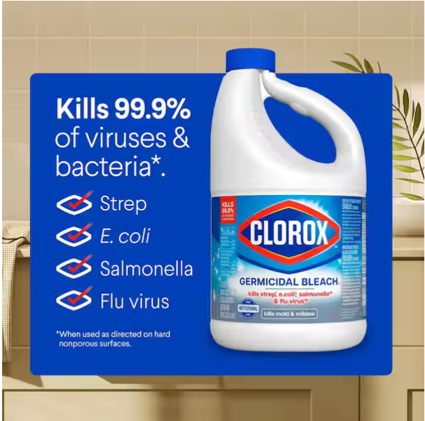 Clorox 81 oz. Concentrated Germicidal Disinfecting Bleach Cleaner