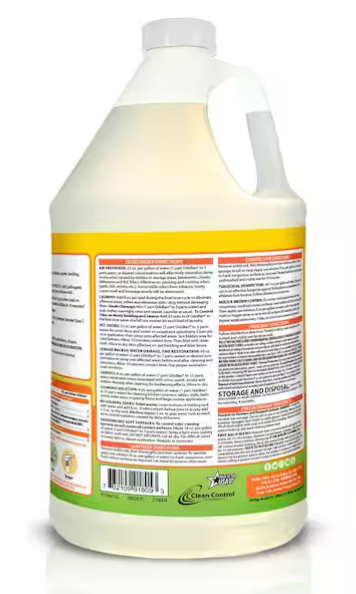 OdoBan 1 Gal. Citrus Disinfectant and Odor Eliminator, Fabric Freshener, Mold Control, Multi-Purpose Cleaner Concentrate