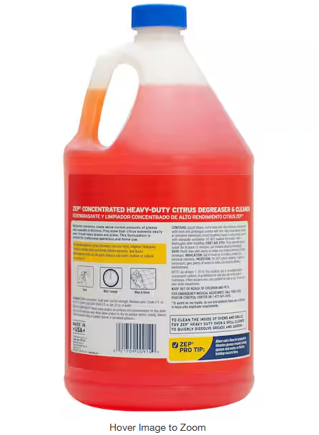 ZEP 1 Gallon Heavy-Duty Citrus Degreaser