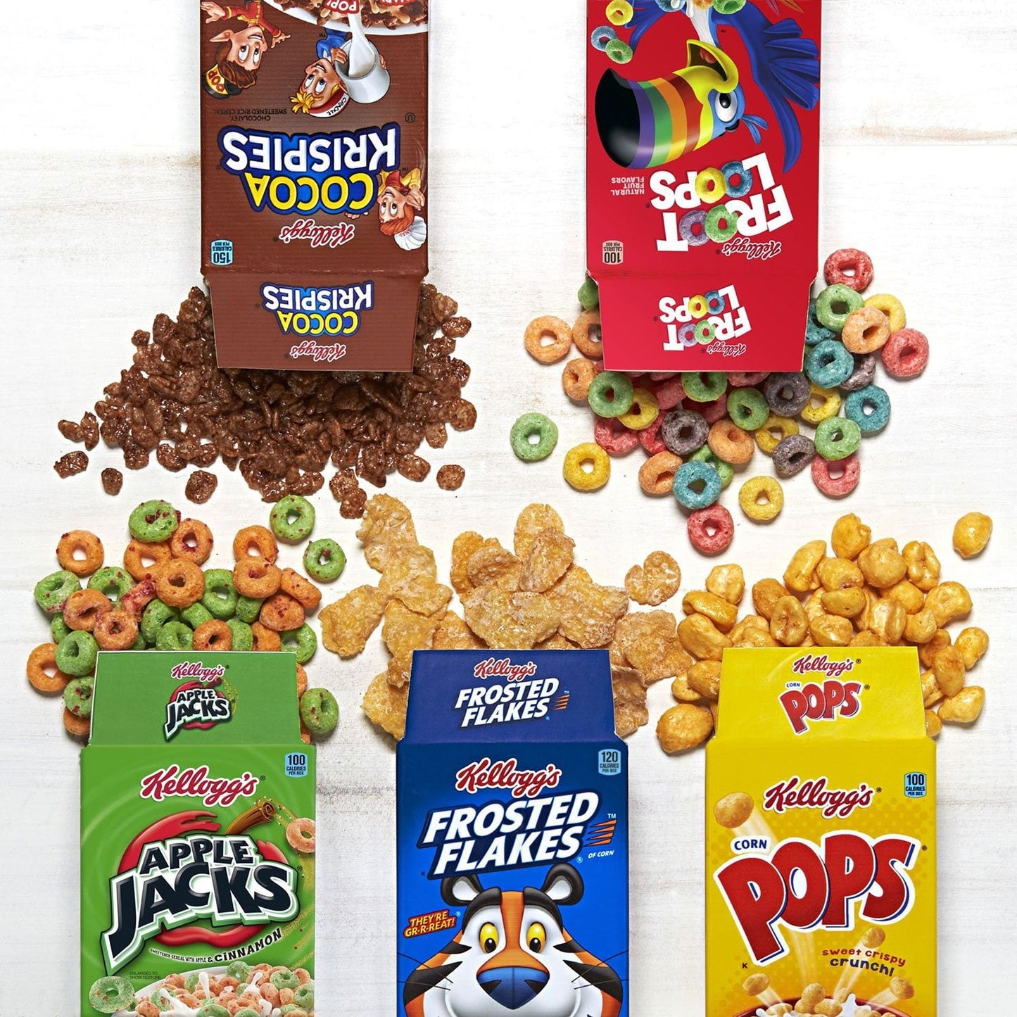 Assorted Cereal Variety Pack – 25-Pack Single-Serve Breakfast Boxes