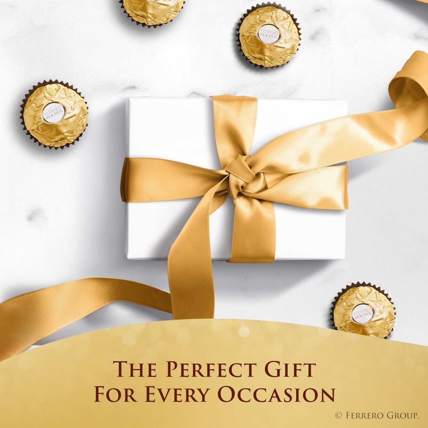Ferrero Rocher Premium Milk Chocolate Hazelnut, 48 ct.
