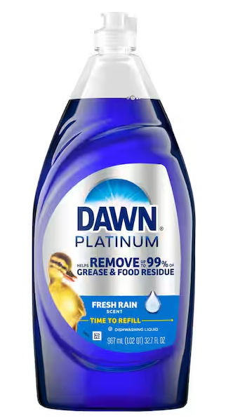 Platinum Fresh Rain Scent Liquid Hand Dish Soap