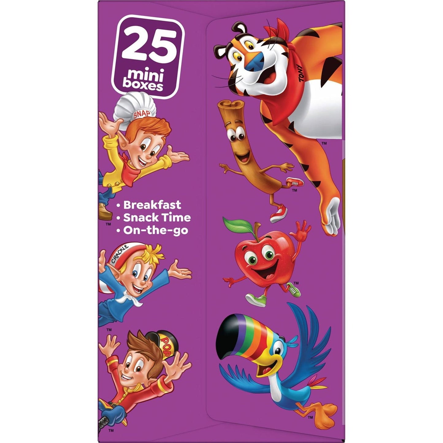 Assorted Cereal Variety Pack – 25-Pack Single-Serve Breakfast Boxes