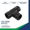Flex‑Drain 4" Black Copolymer DMV Flexible Tee/Wye – Model ADP53702