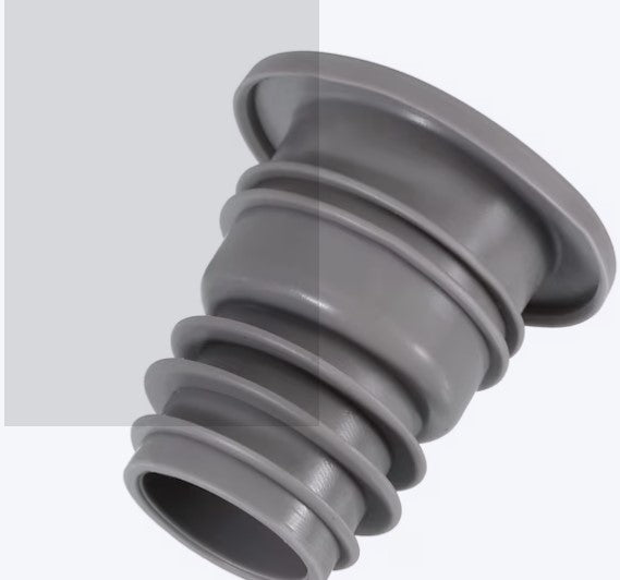 Silicone Drain Pipe Seal Ring – Anti-Odor Floor Drain Plug, Grey