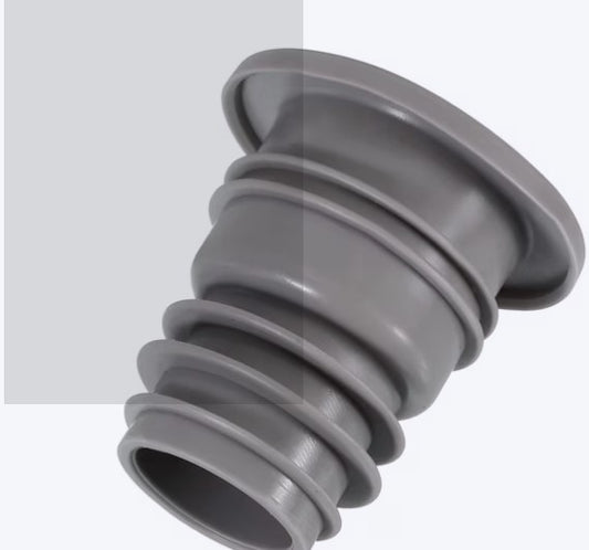 Silicone Drain Pipe Seal Ring – Anti-Odor Floor Drain Plug, Grey