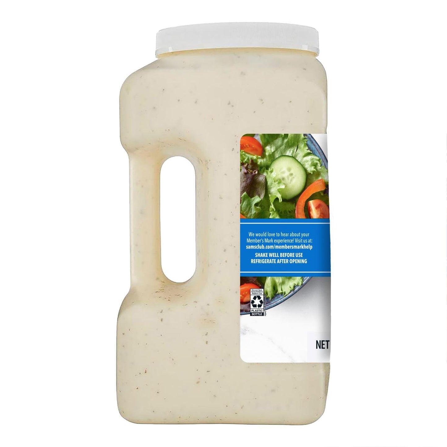 Member's Mark Creamy Ranch Dressing, 1 Gallon – Gluten-Free, Vegetarian Friendly