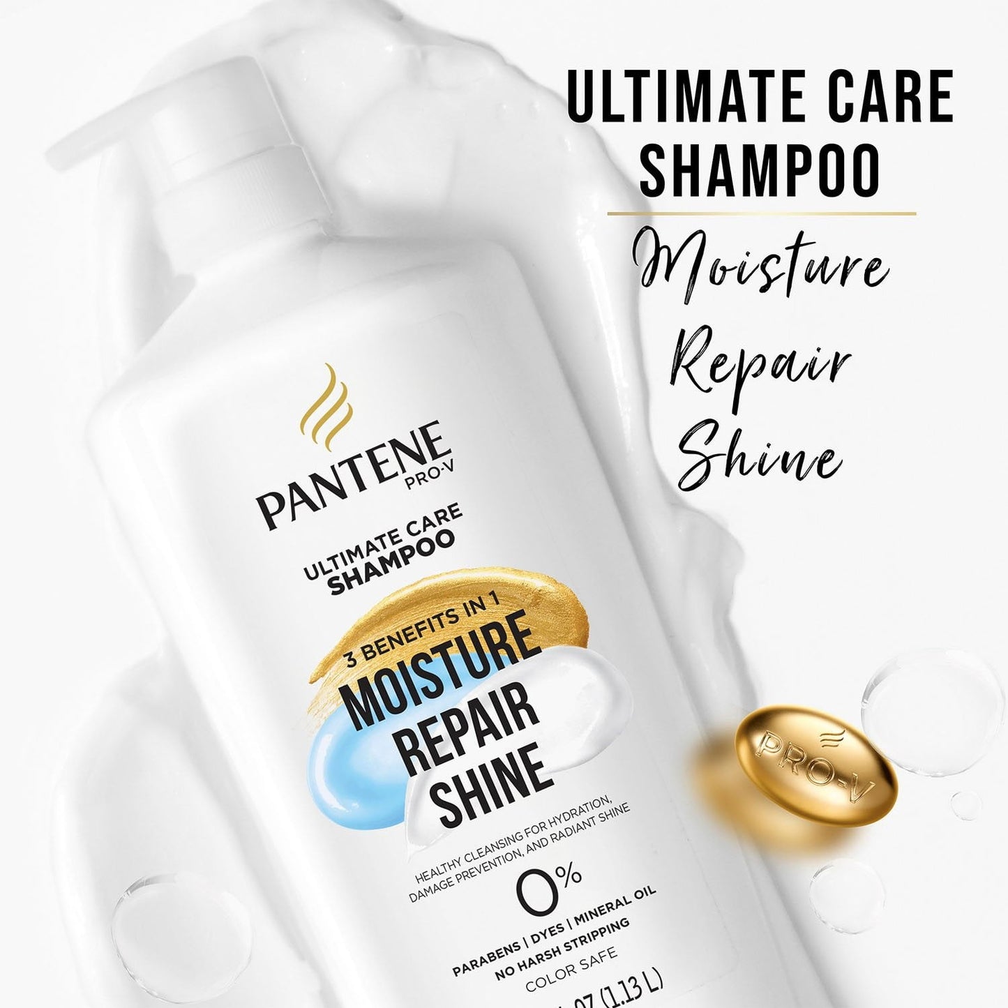 Moisture Repair & Shine Shampoo – 38.2 oz