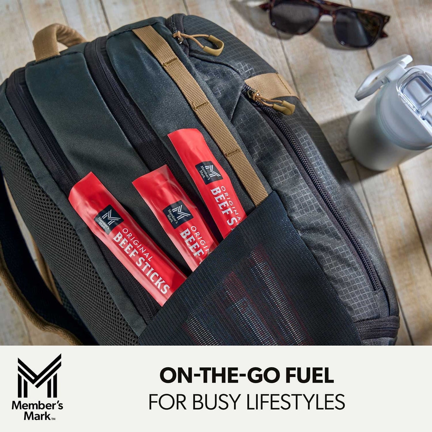 Member’s Mark Original Grassfed Beef Snack Sticks – High-Protein On-the-Go Snack