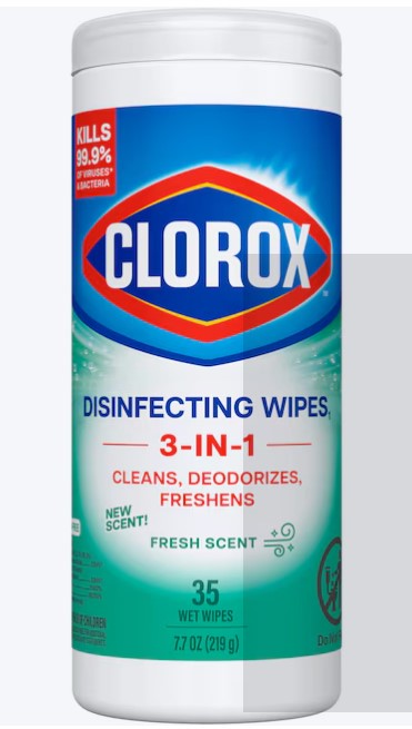 Disinfecting Cleaning Wipes – Fresh Scent, Bleach-Free, 35 Count