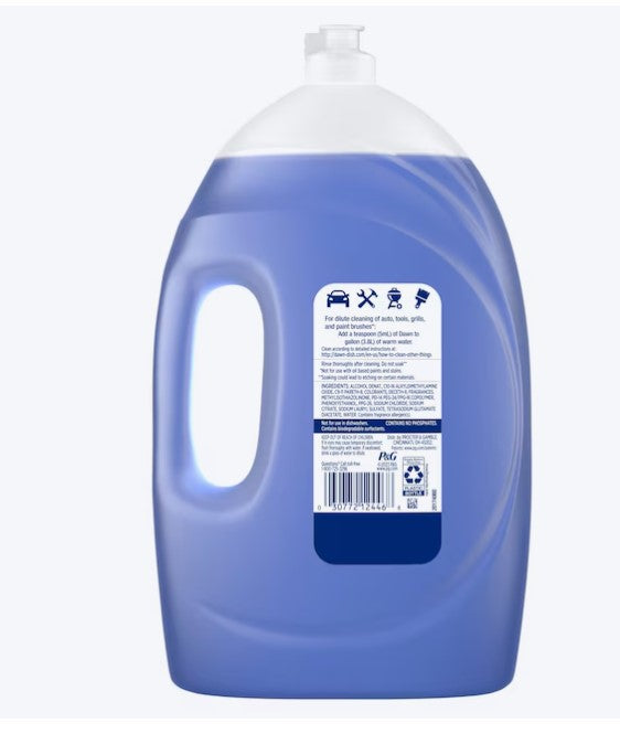 Liquid Dish Soap – Fresh Scent, Grease-Cutting Formula (74.3 oz)