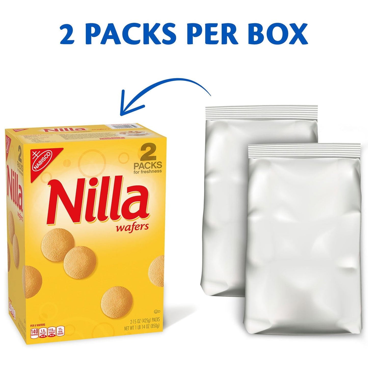 Nilla Wafers Vanilla Wafer Cookies, 2pk., 15 oz.