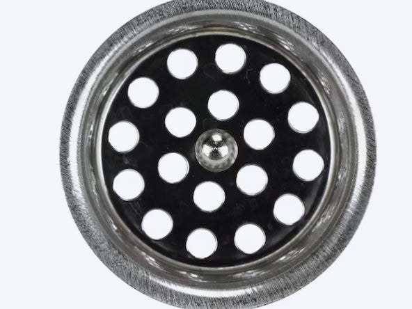 Stainless Steel Sink Strainer Basket – Chrome Finish, Anti-Clog Drain Filter