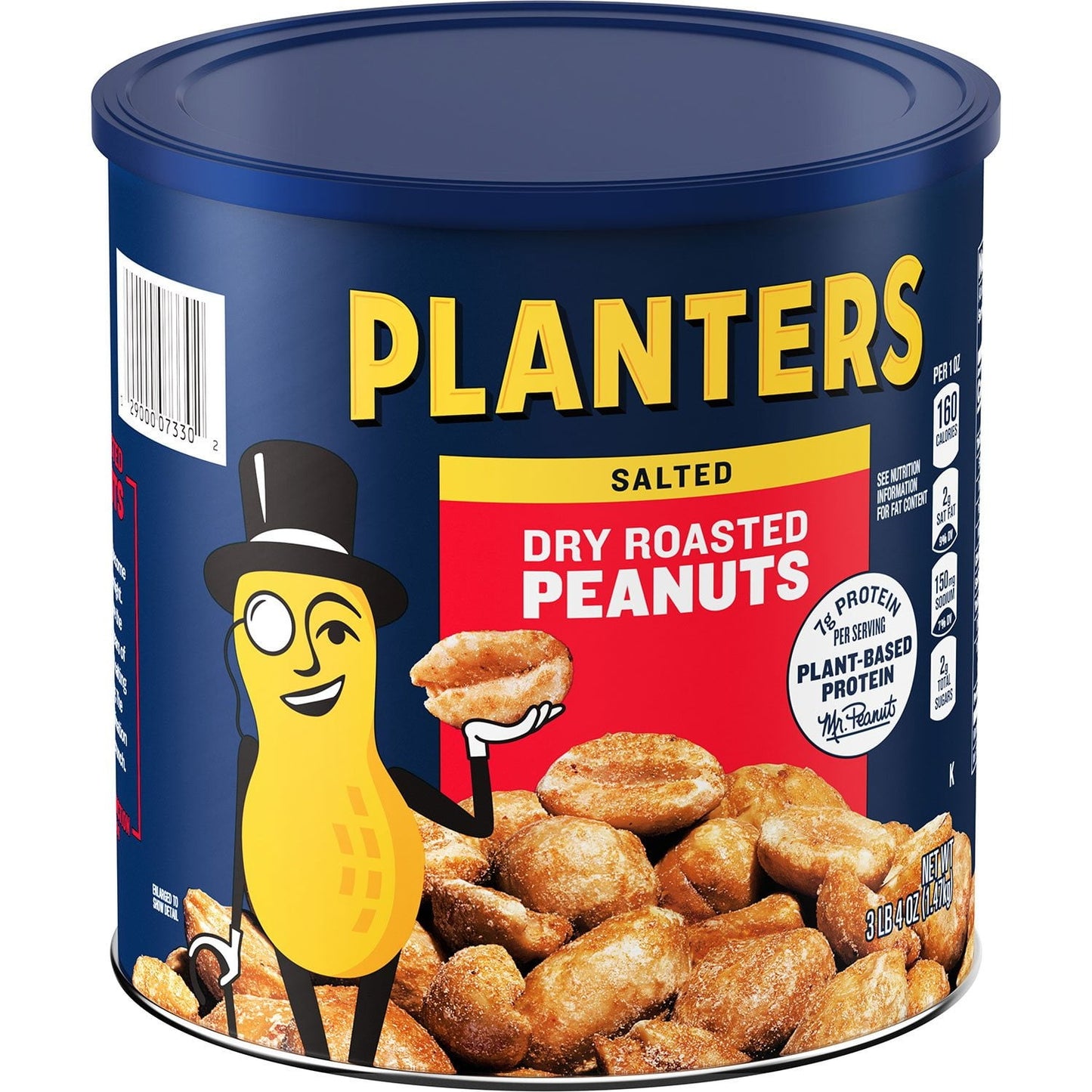 Planters Dry Roasted Peanuts – 52 oz Canister