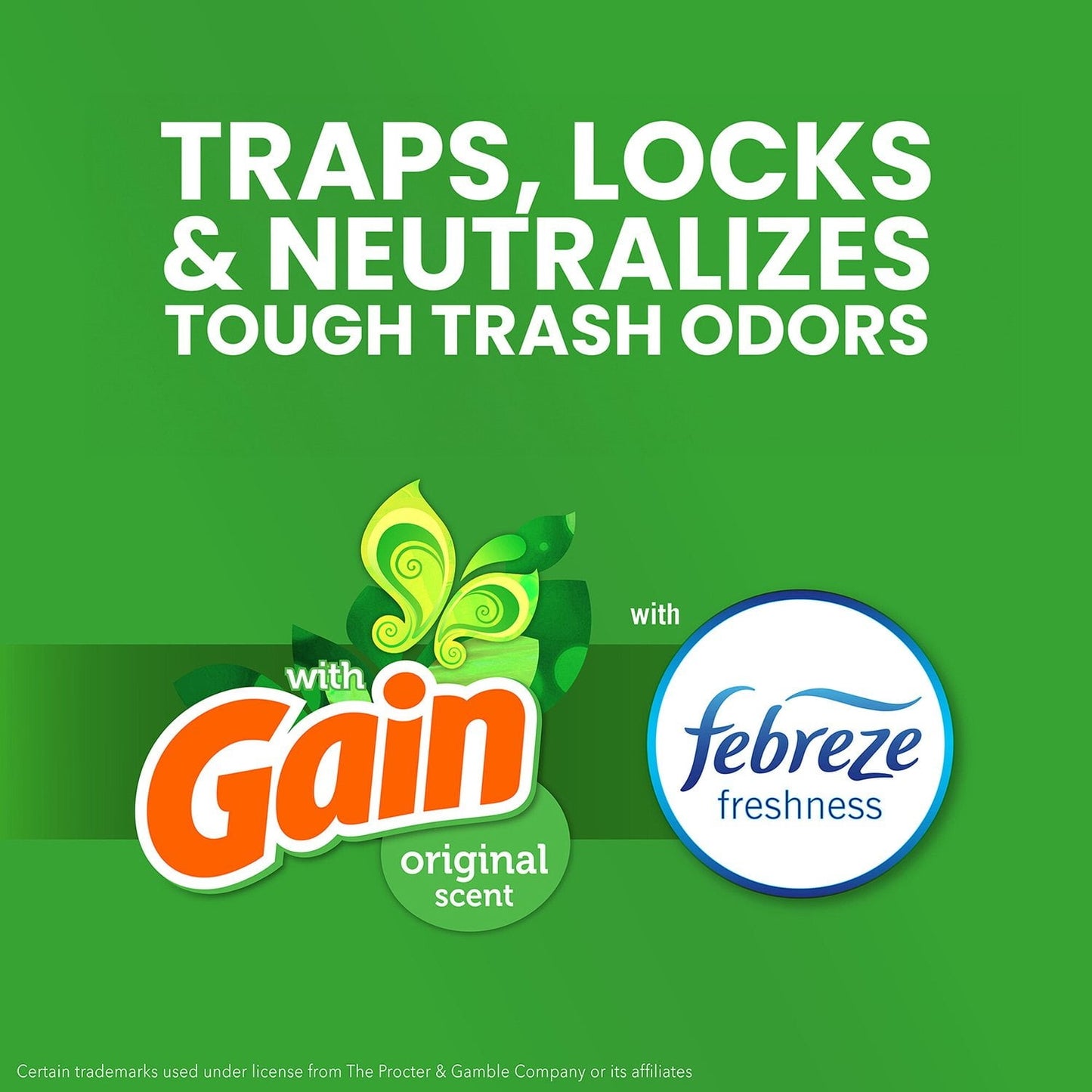 Glad ForceFlex Tall Kitchen Drawstring Trash Bags – 13 Gallon, Gain Original Scent, 160-Count
